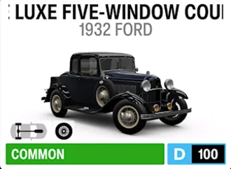 1932 Ford De Luxe Five-Window Coupe