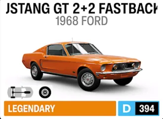 1968 Ford Mustang GT 2+2 Fastback