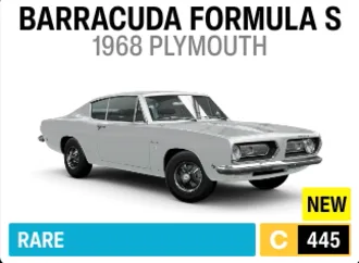 1968 Plymouth Barracuda Formula S