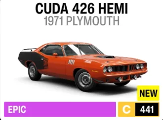 1971 Plymouth Cuda 426 Hemi