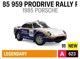 1986 Porsche #185 959 Prodrive Rally Raid