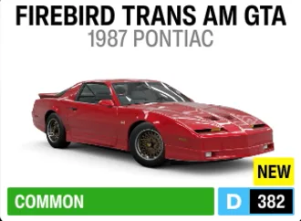 1987 Pontiac Firebird Trans Am GTA