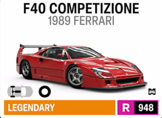 1989 Ferrari F40 Competizione