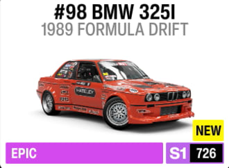 1989 Formula Drift #98 BMW 325i