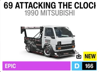 1990 Mitsubishi #269 Attacking the Clock Racing Minicab Time Attack