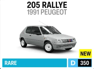 1991 Peugeot 205 Rallye