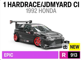 1992 Honda #21 Hardrace/JDMYard Civic WTAC