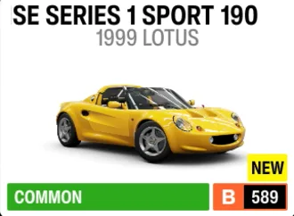 1999 Lotus Elise Series 1 Sport 190