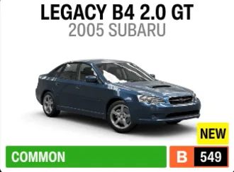 2005 Subaru Legacy B4 2.0 GT