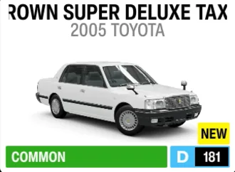 2005 Toyota Crown Super Deluxe Taxi