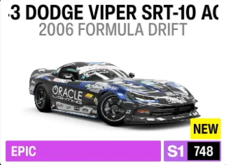 2006 Formula Drift #43 Dodge Viper SRT10
