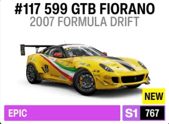 2007 Formula Drift #117 599 GTB Fiorano