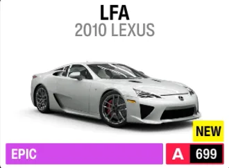 2010 Lexus LFA Forza Edition