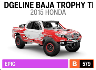 2015 Honda Ridgeline Baja Trophy Truck