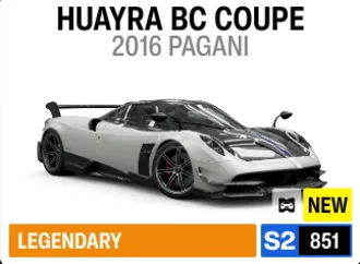 2016 Pagani Huayra BC Coupe