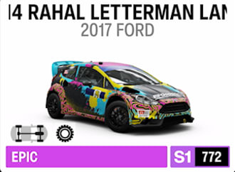 2017 Ford #14 Rahal Letterman Lanigan Racing GRC Fiesta