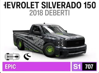 2018 DeBerti Chevrolet Silverado 1500 Drift Truck
