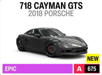2018 Porsche 718 Cayman GTS