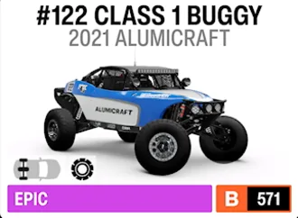 2021 Alumicraft #122 Class 1 Buggy