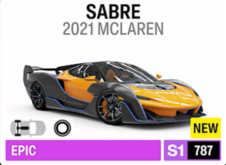 2021 McLaren Sabre