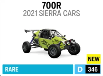 2021 SIERRA Cars 700R