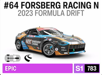 2023 Formula Drift #64 Forsberg Racing Nissan Z