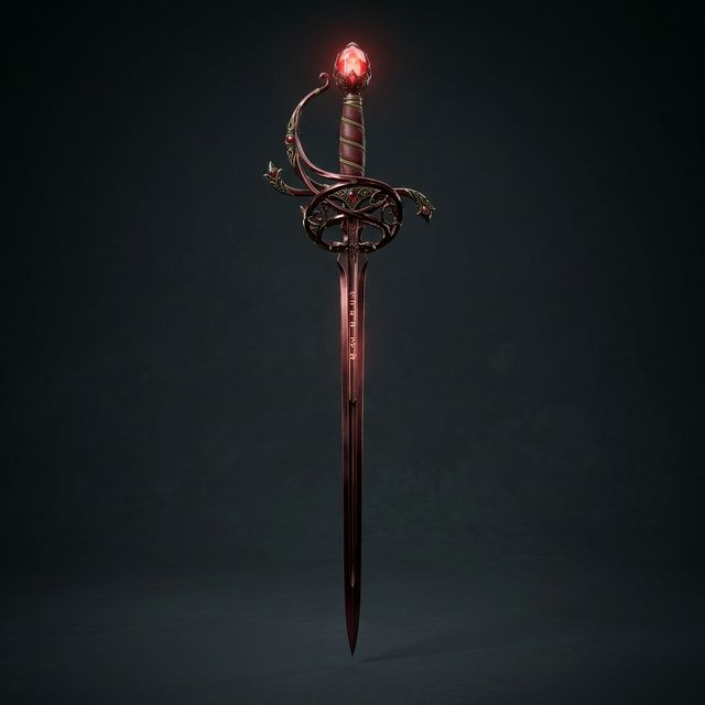 Crimson Steel Rapier